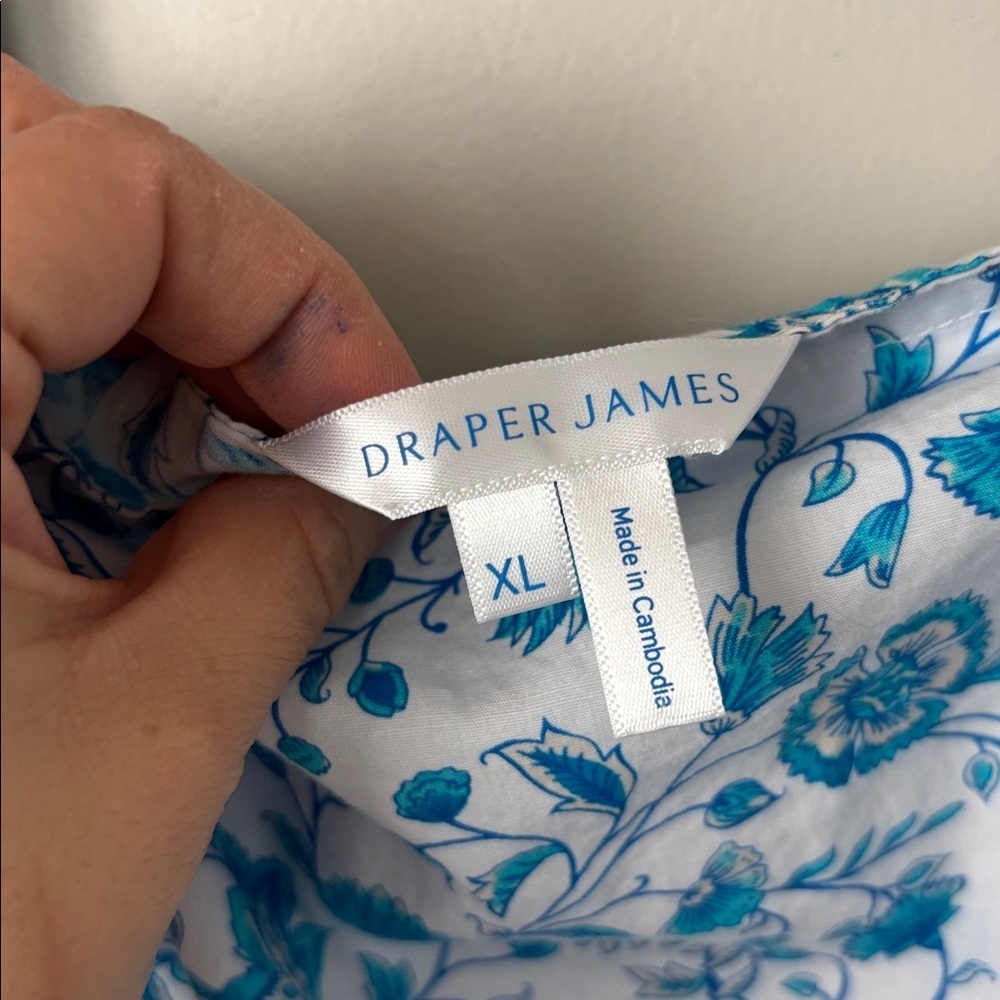Blue Floral Ruffle-Strap Sundress - Picture 6 of 7